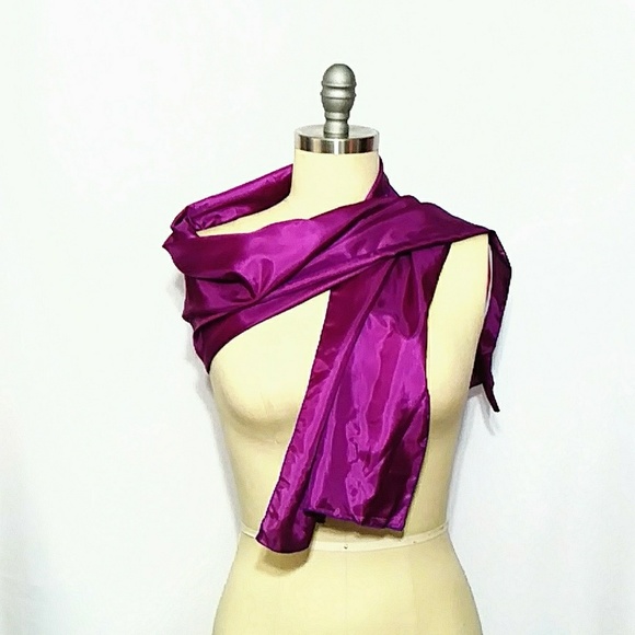 Bobbie Rose Purple Scarf - Picture 4 of 5
